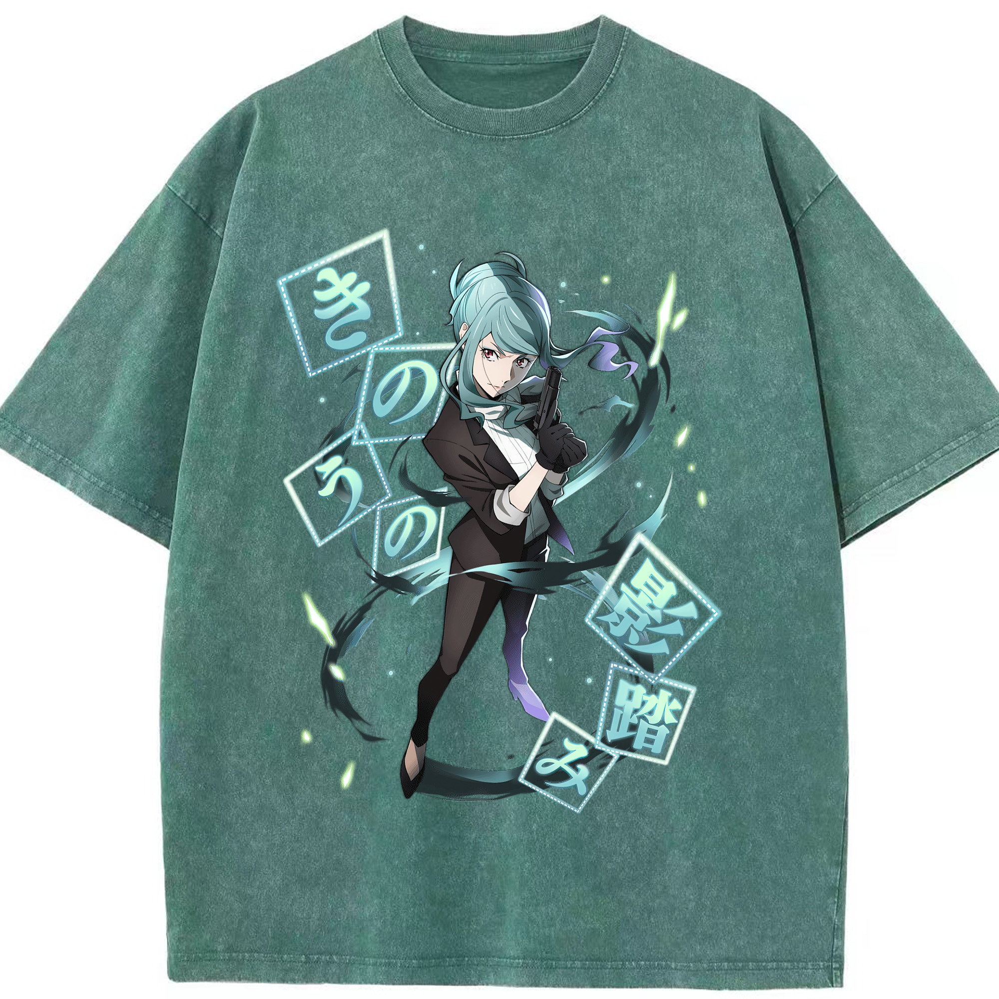 （画像用） 文豪ストレイドッグス Bungo Stray Dogs 綿100% ヴィンテージ風 半袖Tシャツ（フロントプリント）